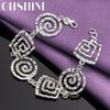 CHSHINE 925 Sterling Silver Vortex Chain Bracelet For Women Wedding Fashion High Quality Jewelry