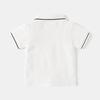 Boys Embroidered Polo Shirt Short Sleeve Cotton Casual Summer Top for Kids