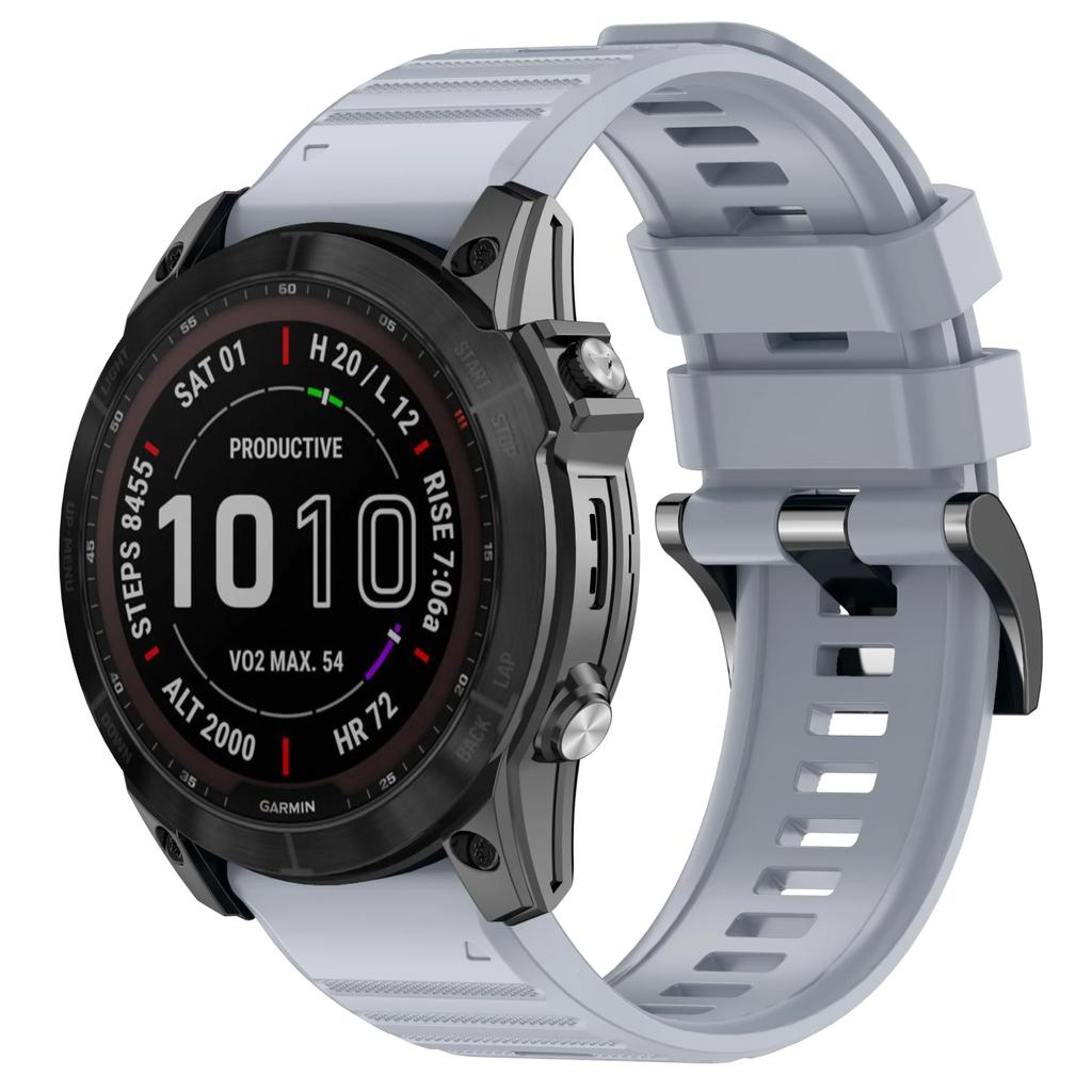 22mm 26mm Silikonarmband für Enduro 3 Tactix Armband für Garmin Fenix 8 E 7 7X Pro 5 5X Plus 6 6X Pro Epix Gen 2 QuickFit Band