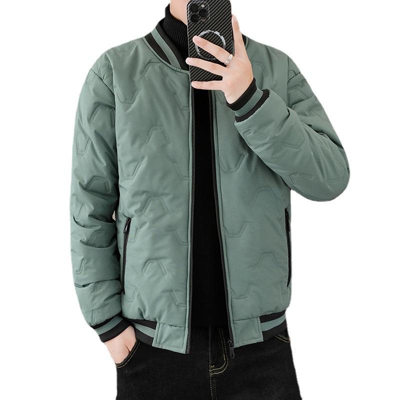 Men's Jacket Autumn and Winter New Men's Cotton Coat Korean Style Trendy Short Cotton Jacket Men's Thickened Cotton Coat