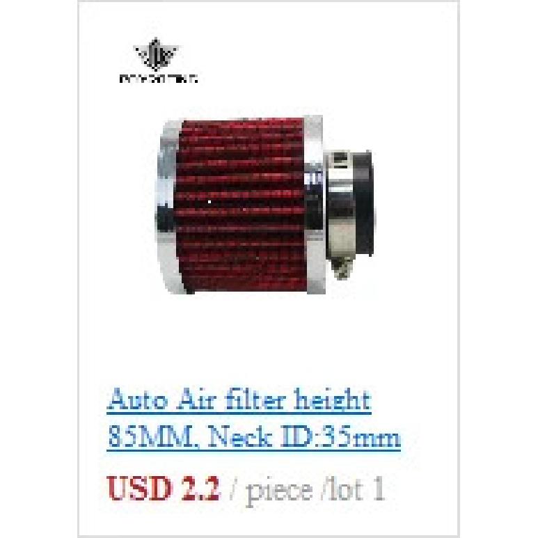 Universal Car High Flow Cold Air Intake Air Inlet Air Intake System Mushroom Head Air Filter Neck 76mm / 70mm / 63.5mm / 60mm