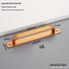 Aluminum Alloy No-Drill Handle for Glass, Wood, or Wardrobe Doors and Windows