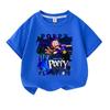 T-shirt a maniche corte multicolore per bambine Lily Lovebraids