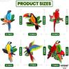 KatchOn, Large Tropical Birds Honeycomb Cutouts - 9x7.7 Inch | Paper Bird Decorations, Luau Party Decorations, Hawaiian Party Decorations, Rainforest