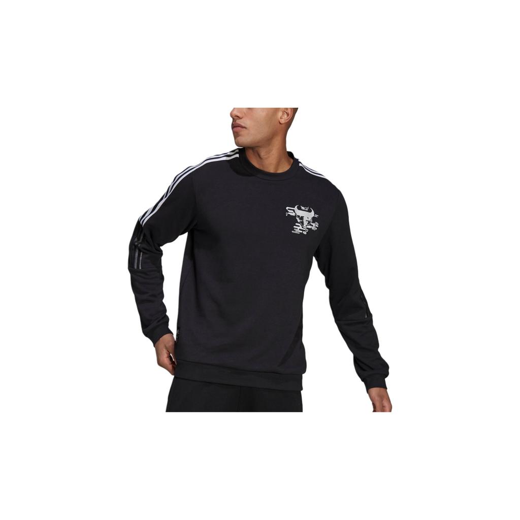 adidas Felpa Girocollo CNY Uomo Top Nero GL0046