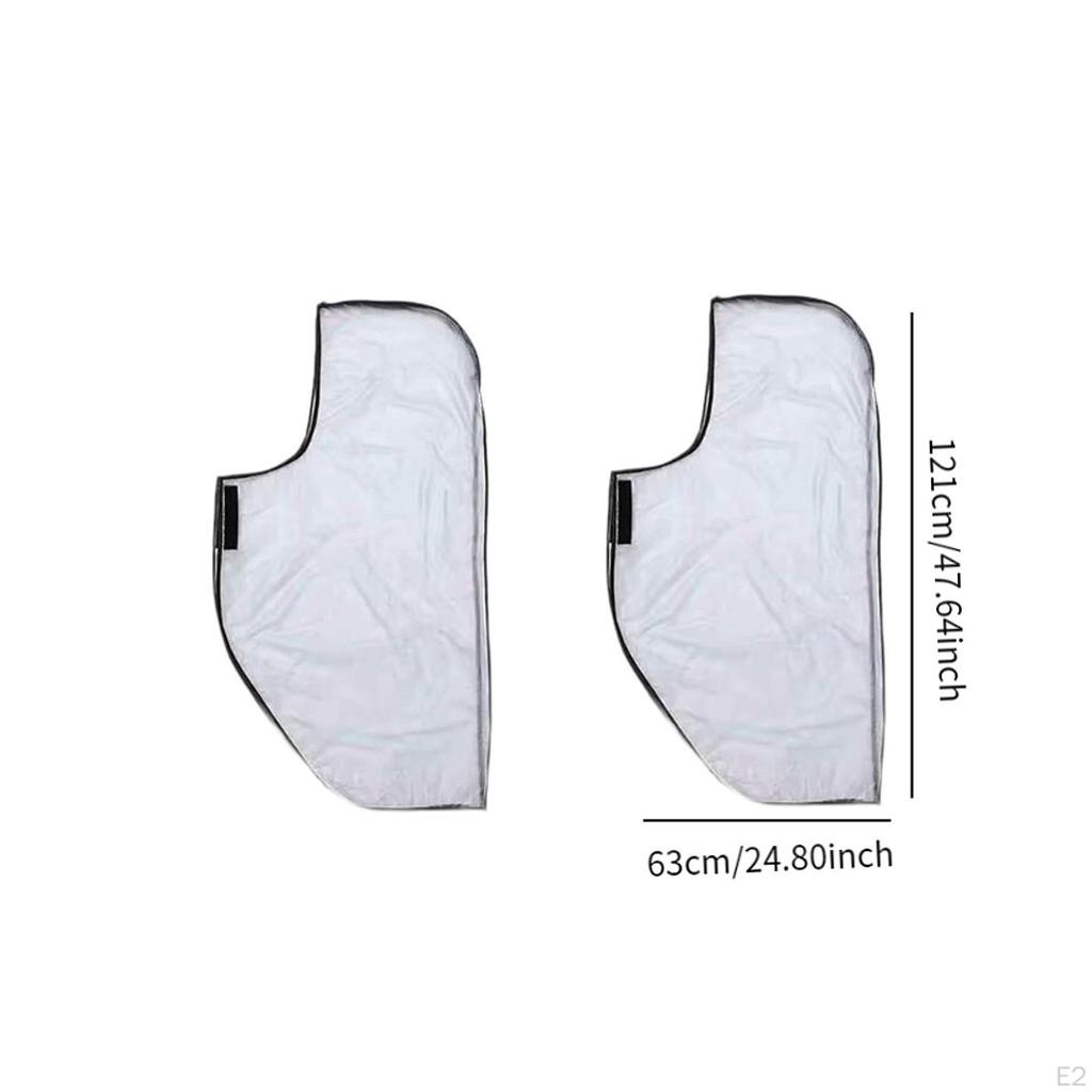 2x Golf Bag Rain Cover Club Raincoat Waterproof, Portable Protection for