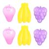 6 Pieces Washable Plastic Ice Cubes Non-Melting Ice Cubes for Coffee Latte