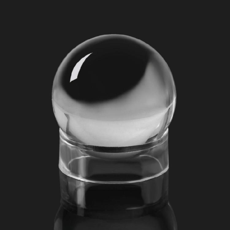 10Pcs Clear Small Round Baseball Rings Stands Plastic Round Display Stand Sphere Storage Holder for Golfball, Baseball