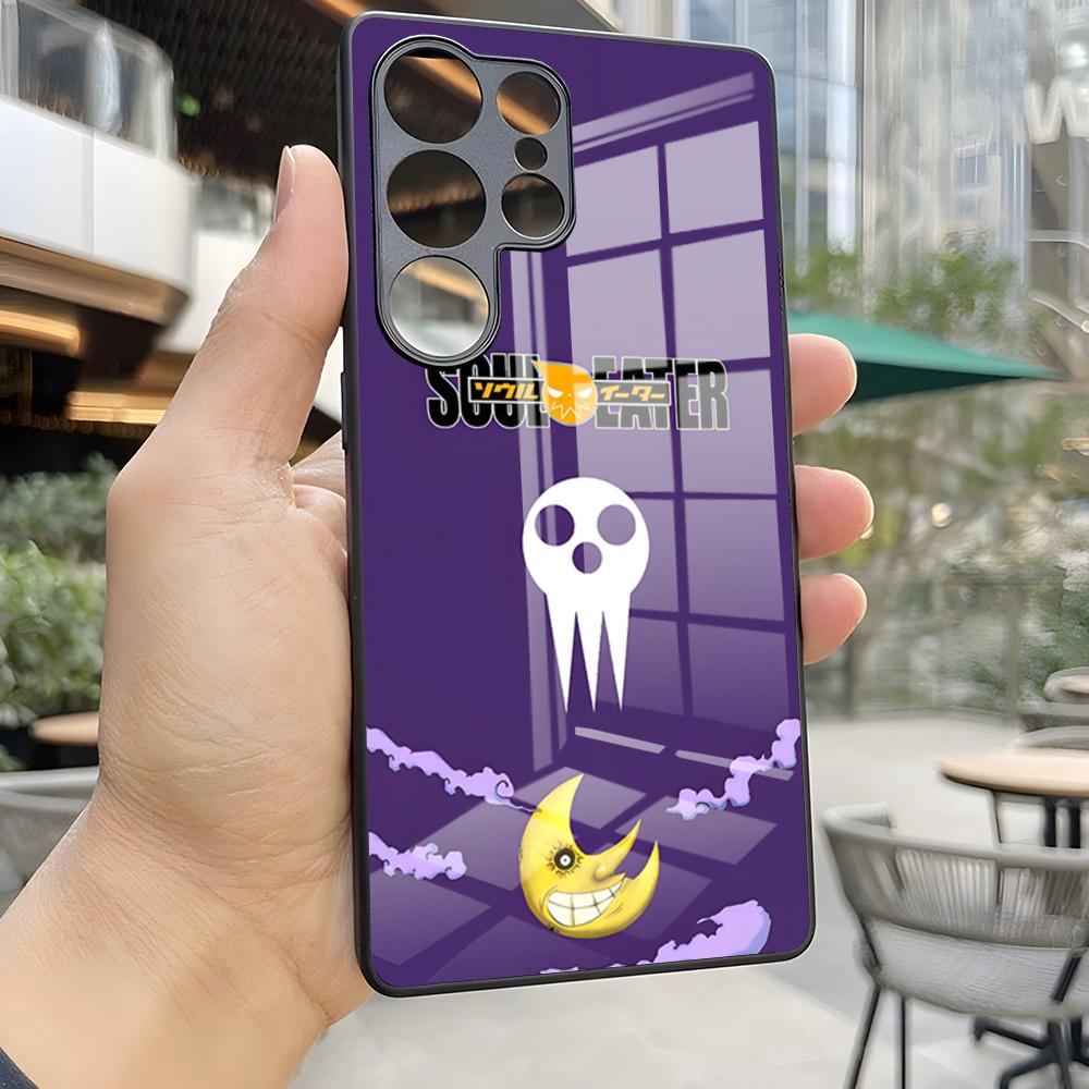 S-Soul Eater Phone Case For S25 Ultra Samsung S26 S24 Fe S22 S20 S23 21 Plus A54 A34 A53 A16 Glass Cover