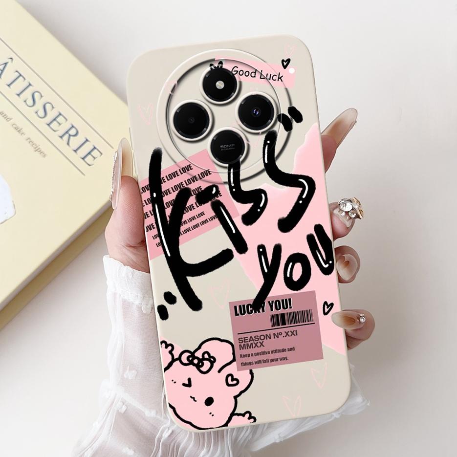 For Xiaomi Redmi 14C Case PocoC75 Cute Panda Cartoon Cover Soft TPU Phone Case For Xiaomi Poco C75 C 75 Redmi14C Back Cover Bags