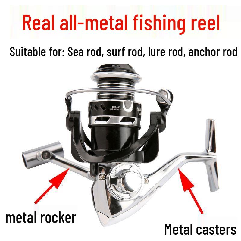 Long Cast Spinning Fishing Reel for Sea and Rock Fishing