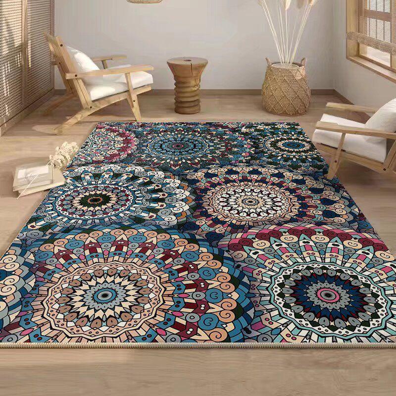 Etnický Severský Retro Bohémský Koberec Obývací Pokoj Konferenční Stolek Pohovka Ložnice Noční Stolek Domácí Koberec