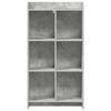 Bookshelf Concrete Grey 59 X 30 X 111 Cm Engineered Wood