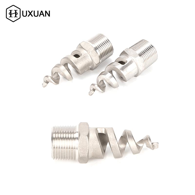 1/2" 3/4" 1" Male Thread Spiral Cone Spray Nozzle Cooling Tower Dust Removal Sprinkler Garden Lawn Irrigation Sprayer