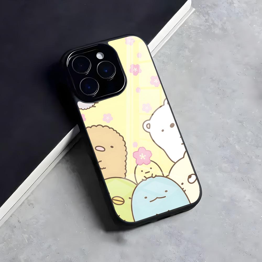 S-Sumikko G-Gurashi Fodral För Iphone 17 Air 16 15 14 13 12 11 Pro Max Mini Fodral Skal PC+TPU Skydd