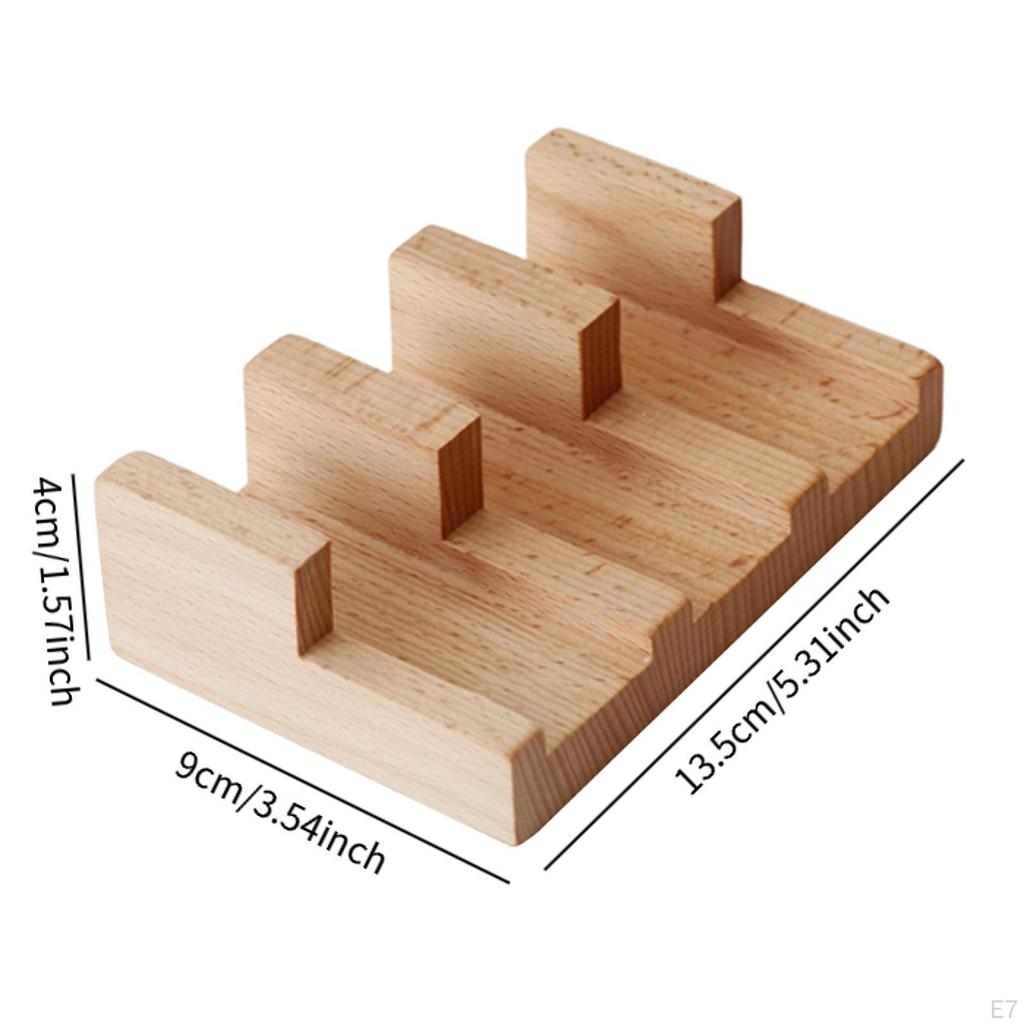 Wood Sushi Holder Display Stand Decorative Novelty Kitchen Gadget Platter Rack for Tabletop Party