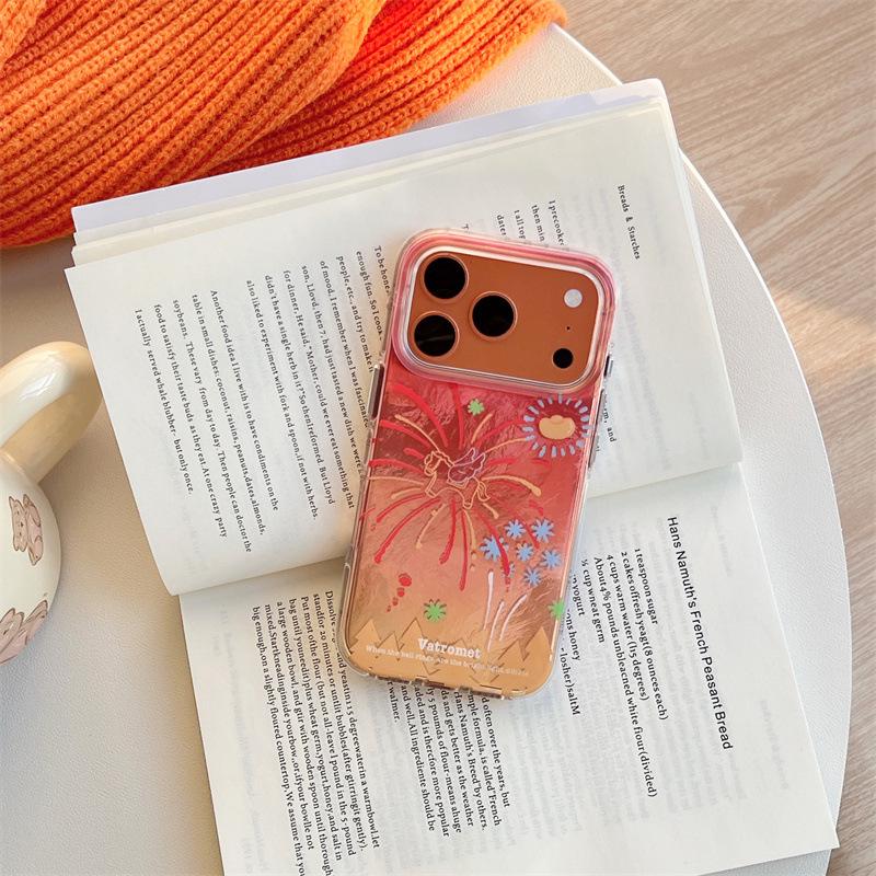

Dream Pegasus Chain iPhone Case for iPhone 17, 16 Pro Max, 15, 14 - Aesthetic High-End Fireworks Design iPhone 14 Pro