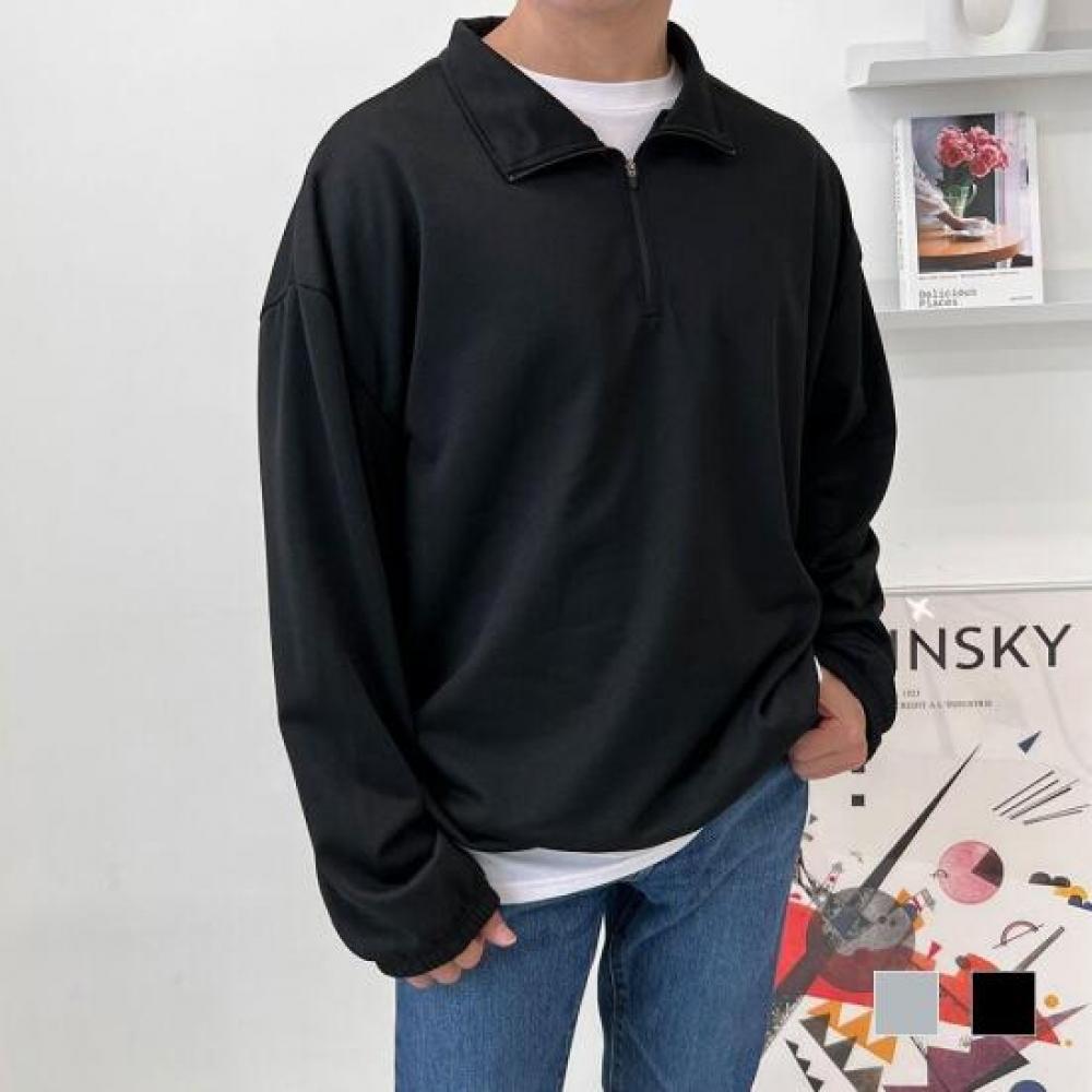 Limid Men S Collar Half Zip baSic Jumper dmS Jua Q4806681