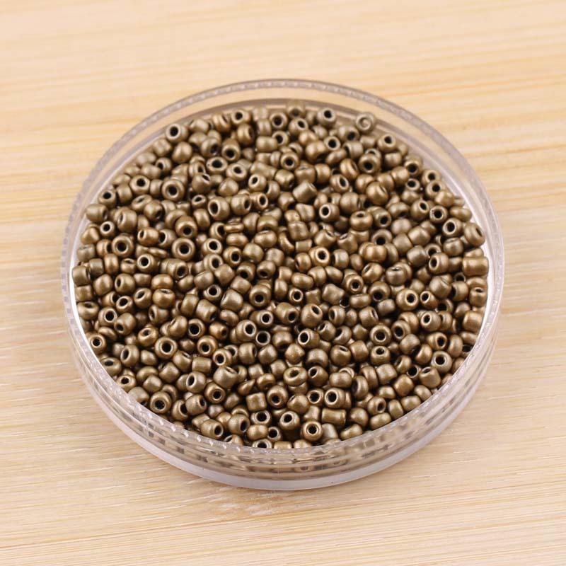 Diy Jewelry Parts Are Made Of Beaded Material 2-4Mm-5Mm Solid Color Rice Bead Ceramic Electric Earrings, Bracelets And Necklaces.