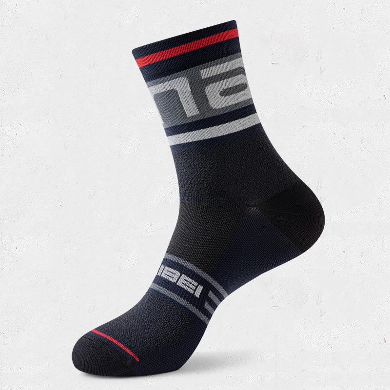 Speedner Men's Mid-Calf Cycling Compression Socks - Spring/Autumn Outdoor Road Bike Style