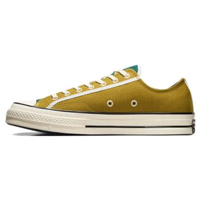 Chuck 70 Ox Hidden Trail Round Toe Comfortable Durable Low Top Canvas Shoes Unisex Sneaker Yellow A05627C