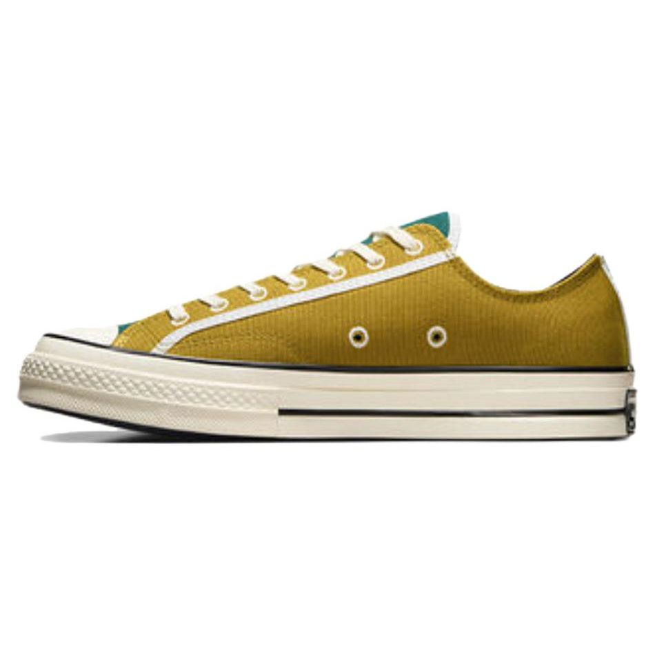 Converse Chuck 70 Ox Hidden Trail Round Toe Comfortable Durable Low Top Canvas Shoes Unisex sneaker Yellow A05627C