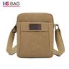 Men's Canvas Medium-Size Single Shoulder Crossbody Bag: Breathable, Expandable, Large Capacity for Walking and Exercise.