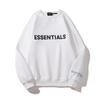 ESSENTIALS Streetwear Bluza z długim rękawem z okrągłym dekoltem Podszyta frotą Nadruk z literami Unisex