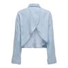 Chemise à boutons dos nu bleu clair Femme ONLY
