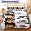 3pcs Kuroko's Basketball Design Cover Set - HD Printed Bedding with 1 Cover and 2 Pillowcases - Perfect for Home and Dorm Decor