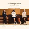 Anta Meow Meow Women's Casual Pullover Sweatshirt