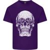 Old Unisex Skull With Glasses Gothic Biker Unisexs Light Cotton TShirt
