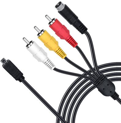 Audiophile Sony Compatible Handycam AV Cable for SONY Digital Camcorder with S Terminal Compatible Black VMC-15FS 1.5m