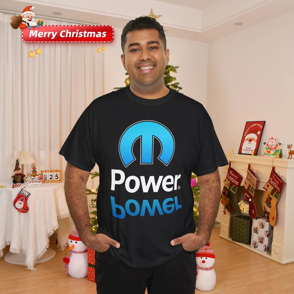 Blue Power Emblem Racing Tshirt S