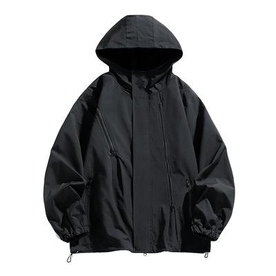 Casual Printed Patchwork Jacket Sports Jacket Men's Simple and Versatile Men's Jacket Loose Jacket