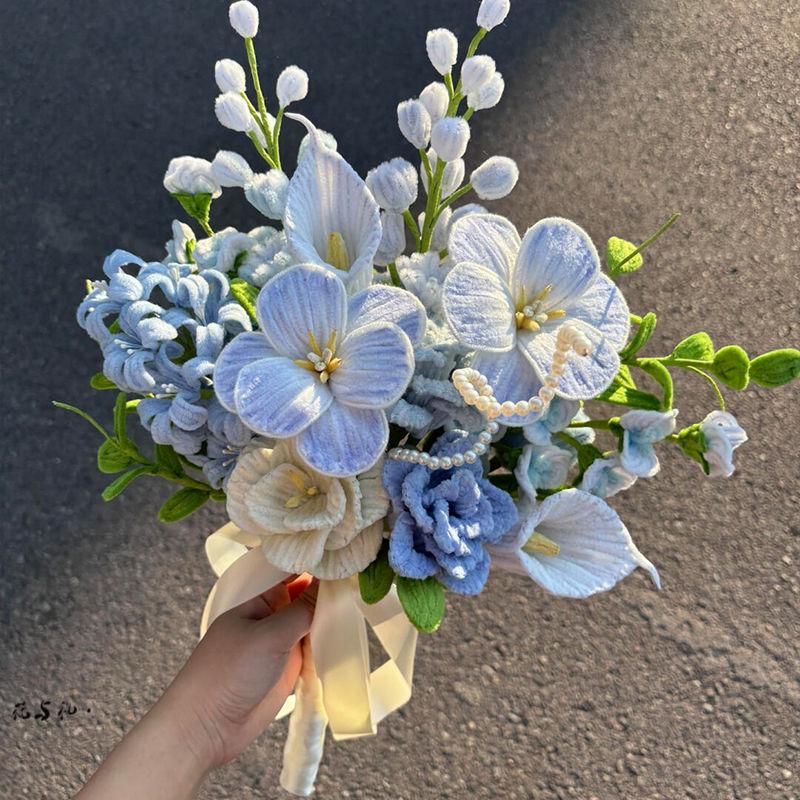 Креативный набор для создания букета из синельной проволоки своими руками в подарок для лучшей подруги