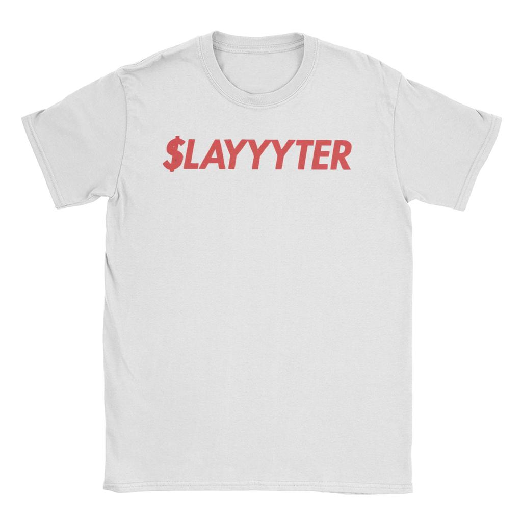 Cute Slayyyter Singer T Shirts Unisex WoUnisex 100 Cotton Vintage TShirts Crew Neck Tees Short Sleeve Clothes Summer