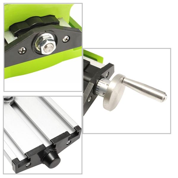 New Working Slide Table Vise Fixture Adjustment Worktable w/Plat Nose Pliers For Bench Drill Multifunction Milling Machine 310 * 90mm * 80mm
