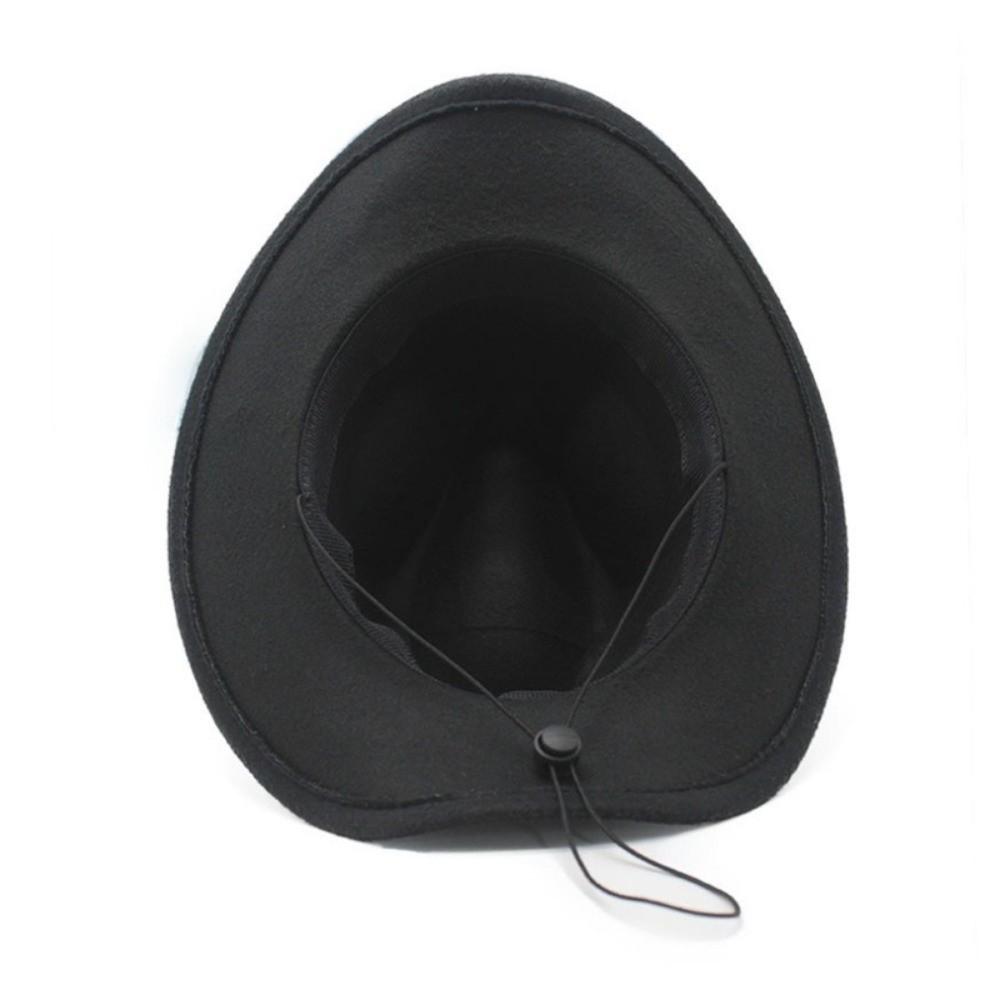 Felt Cowboy Hat Wide Brim Party Cosplay Hat Classic Jazz Hat