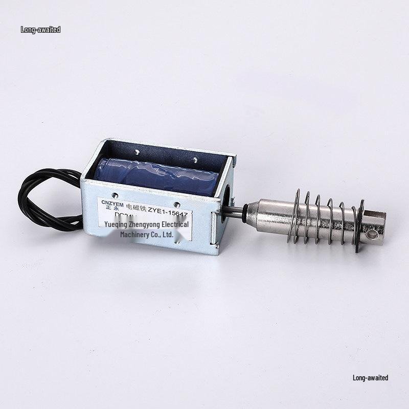 Durchgangs-Hubmagnet, 10 mm Hub, 15 N Kraft, Modell ZYE1-1564Z