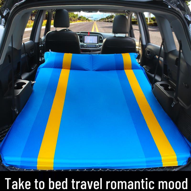 Automated Inflatable Car Mattress for SUV Trunks and Rear Seats