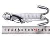 Tauchen Doppel Dual Edelstahl Riff Drift Haken mit Leine für Höhlentauchgang (Weiß)