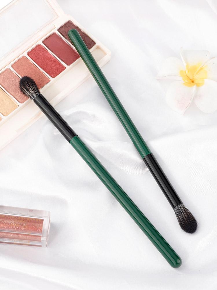 1/2/3Pcs Dark Green Makeup Brush Fire Flame Eyeshadow Brush Fine Soft Fiber Hair Beauty