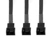 3 Way Fan Adapter Cable For Computer Cooling Supports Motherboards Signal Sync And Stable Power Input