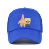 Fashion Cute SpongeBobs Print Baseball Cap Cartoon Men Women Summer Sun Mesh Hat Anime Adjustbale Sunshade Golf Cap Trucker Hat