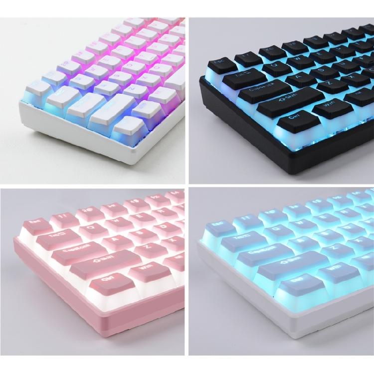 130Keys PBT Keycap Pudding OEM Profile Backlit for RGB Mechanical Keyboard