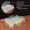 48-Compartment Transparent Storage Box for Accessories and Crafts