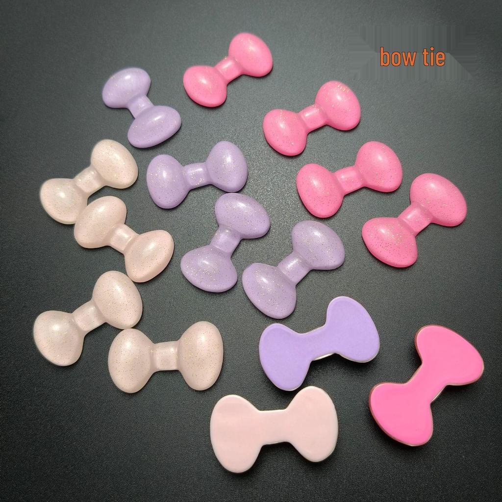 Kitty Cat Cartoon Bow Tie Resin Hair Clip Jewelry Accessory