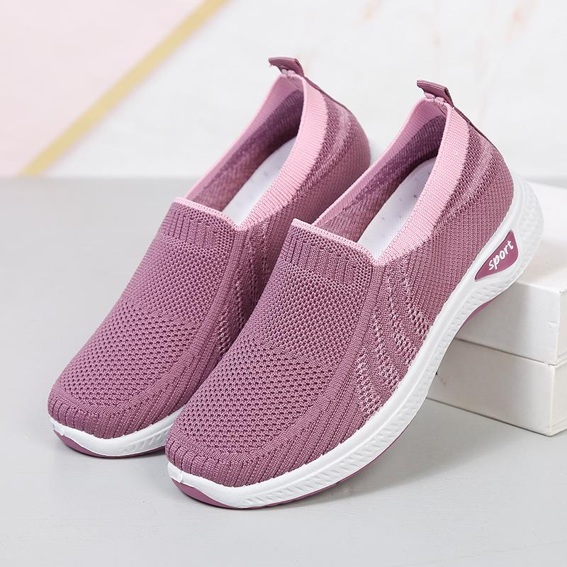 Women's Fashion Soft Sole Slip-On Casual Walking Shoes