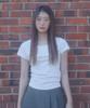 LMOOD WOMEN Jewel Trimmed Half T-Shirt White